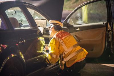 Fichtenberg: Zwei Schwerverletzte nach Verkehrsunfall